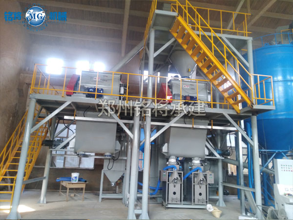 年產(chǎn)10萬噸干混站案例，無錫東駿達建材廠